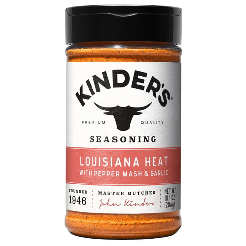 Kinder's Louisiana Heat Seasoning Blend, 10.1 oz – front of package