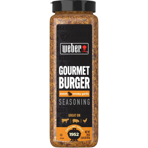 Weber Gourmet Burger Seasoning, 29 oz – front of package