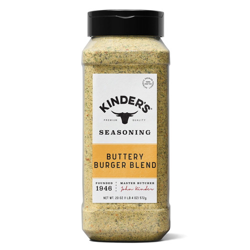 Kinder's Buttery Burger Seasoning Blend, 20 oz – front of package