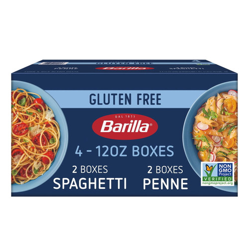Barilla Gluten-Free Pasta, Variety Pack 12 oz, 4 pk – front of package
