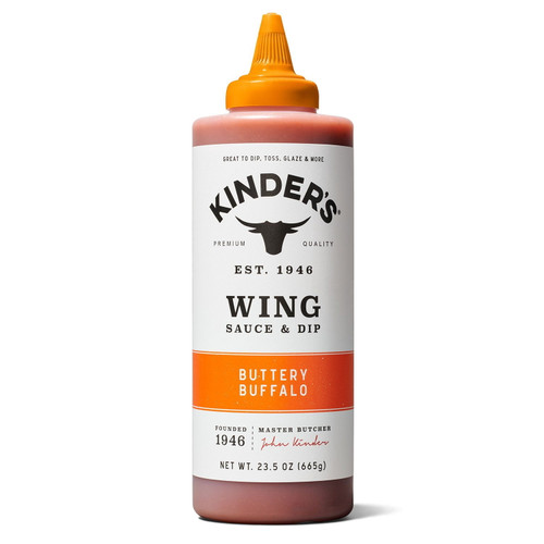 Kinder's Buttery Buffalo Wing Sauce, 23.5 oz – front of package