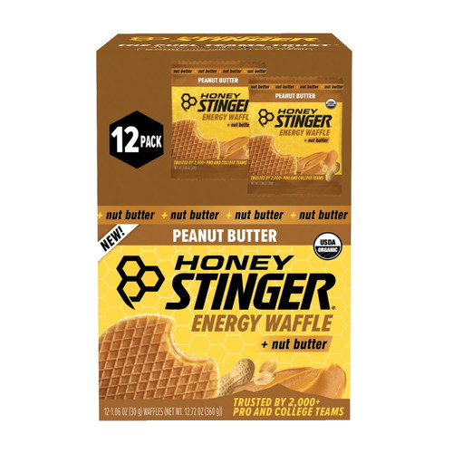 Honey Stinger Peanut Butter, 1.06 oz, 12 pk – front of package