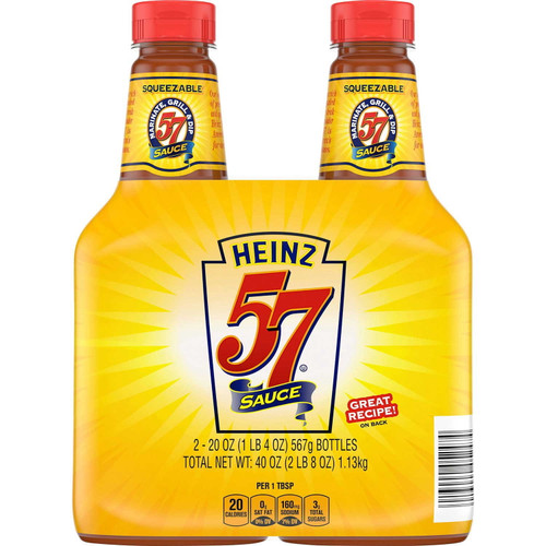 Heinz 57 Sauce, 20 oz, 2 pk – front of package
