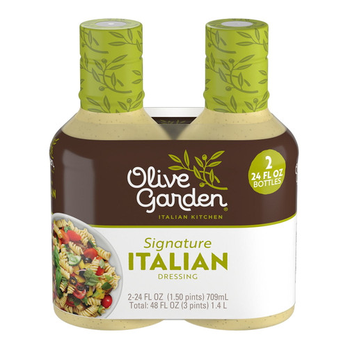 Olive Garden Signature Italian Dressing, 24 oz, 2 pk – front of package