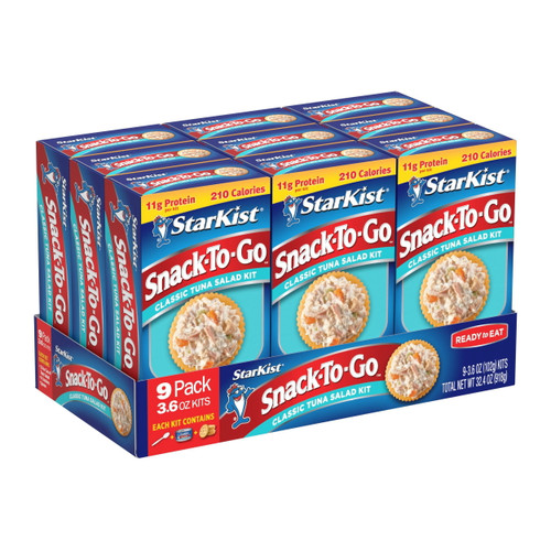 Starkist Tuna Salad Kit, 3.6 oz, 9 pk – front of package