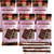 Chocolate Covered Rice Cakes Squares, Whole Grain, Dairy Free, Gluten Free, Kosher, Low Calorie Snacks, 2.6 oz, (Pack of 6)