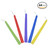 Ner Mitzvah Chanukah Candles, Colorful Holiday Set, 44 Count for 8 Nights of Hanukkah, Traditional Menorah Lighting