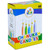 Ner Mitzvah Colorful Chanukah Candles, 44 Count Box, Multi-Color Holiday Set for Traditional Menorah, 30 Minute Burn Time, Compatible with Standard Menorahs (Pack of 4)