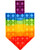 Pop It Colorful Hanukkah Dreidel