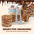 Brittle Topped Milk Chocolate Rice Cakes