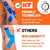 KT Tape Pro Kinesiology Tape, Black, 20 Precut Strips, 2 pk – package view 7