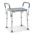 Medline Bath Bench with Padded Armrests, 350 lb Capacity, Height Adjustable 16-21 in – package view 2