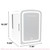 Frigidaire Skincare Cooler with Lighted Mirror Make-Up Door, White – package view 3