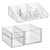 IDesign Cosmetic Organizer and Storage Set - Divided Organizer and Storage Drawer, Clear, Set of 2 – package view 2