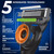 Gillette Labs NFL Chicago Bears Men's Razor, Handle + 8 Cartridges – package view 3