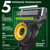 Gillette Labs NFL Green Bay Packers Men's Razor, Handle + 8 Cartridges – package view 3