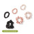 DiscoverNight NIGHT Vegan Satin Assorted Scrunchies, 6 ct – package view 2