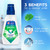 Crest Advantage Clean Breath Mouthwash, Spearmint, 33.8 fl oz, 3 pk – package view 3