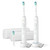 Philips Sonicare Total Clean Rechargeable Toothbrush, White Handles, 2 pk – front of package