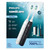 Philips Sonicare Total Clean Rechargeable Toothbrush, White and Black, 2 pk – package view 2