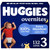 Huggies Overnites Nighttime Baby Diapers, Sizes 3-7 – package view 2