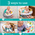 Infantino Music and Lights 3-in-1 Discovery Seat and Booster, Teal – package view 2