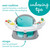 Infantino Music and Lights 3-in-1 Discovery Seat and Booster, Teal – package view 3