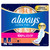 Always Ultra Thin Advanced Overnight Pads with Wings, 76 Count