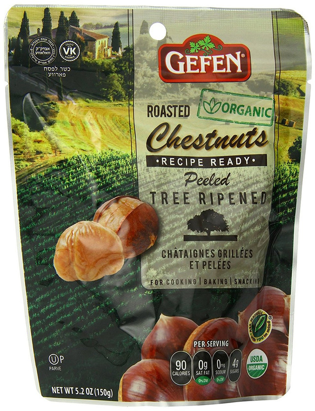 Gefen Organic Roasted Chestnuts, 5.2 oz
