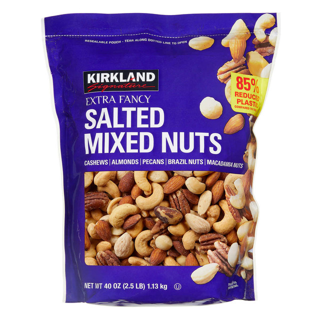 Kirkland Signature Extra Fancy Salted Mixed Nuts, 2.5 lb