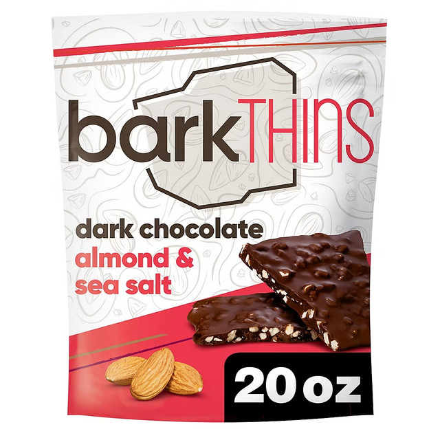 barkTHINS Dark Chocolate Almond with Sea Salt, 20 oz