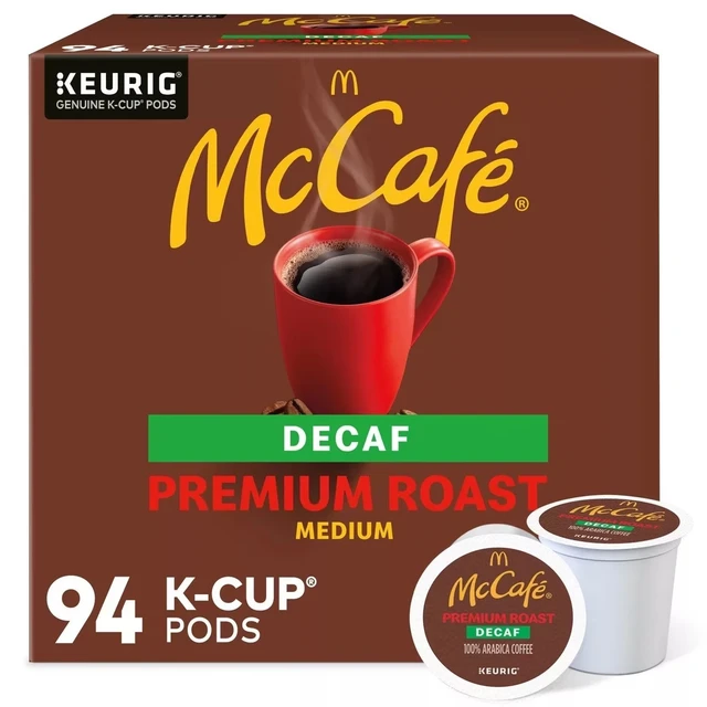 McCafé Decaf Premium Roast, 94 K-Cup pods