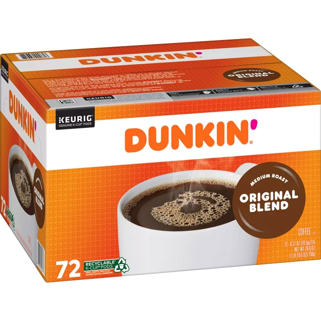 Dunkin' Original Blend, 72 K-Cup pods