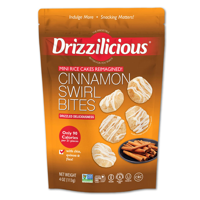 Drizzilicious Cinnamon Swirl Bites, 4 oz