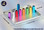 Colorful Kids Magnetic Hanukkah Menorah set