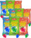 Dreidel Jewel Pop Ring Shape Hanukkah Candy, Individually Wrapped, Kosher, Variety Pack, 9 Count 