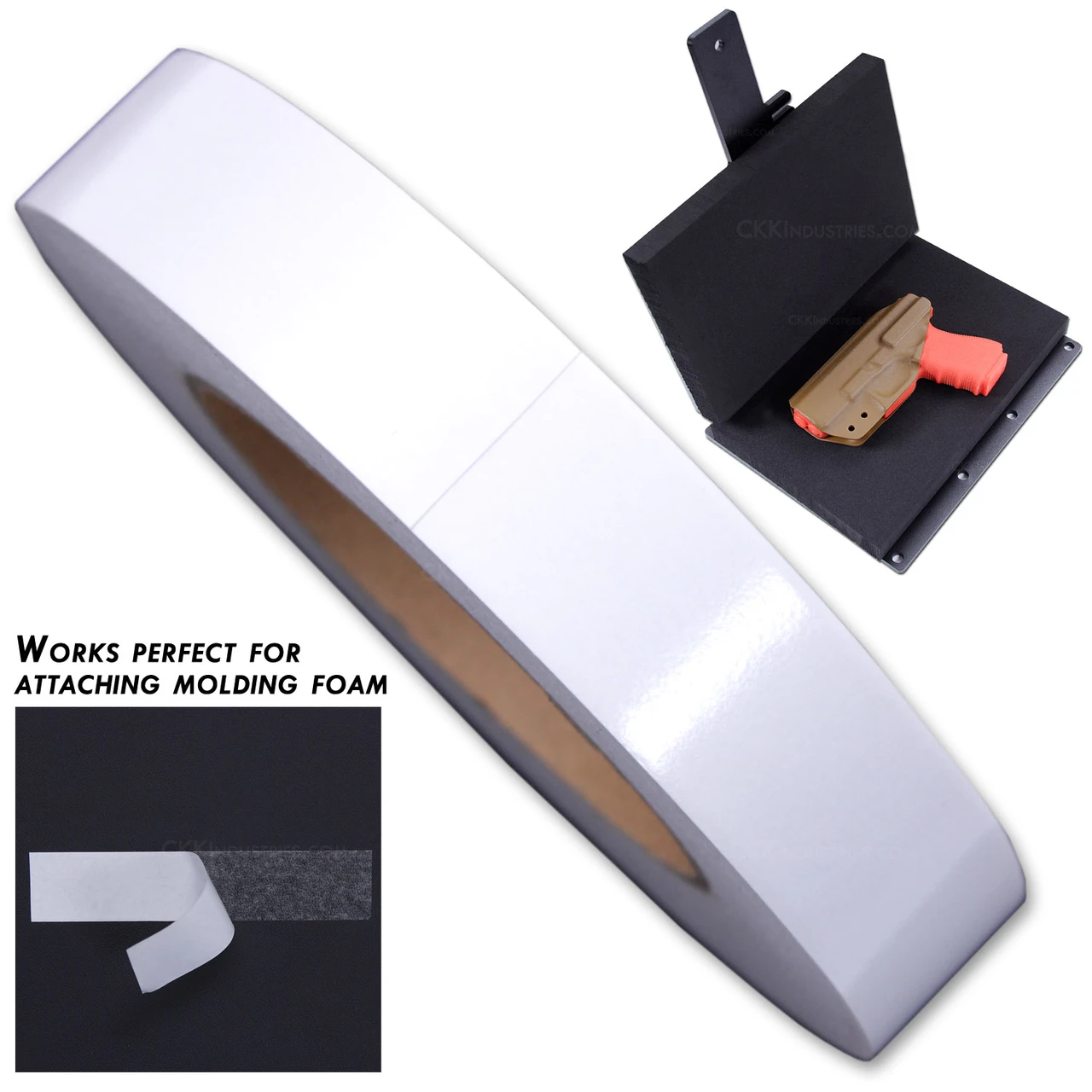 Thermoform Foam Mounting Tape - Fomaxx - Double-Sided - (1in x 55yd)