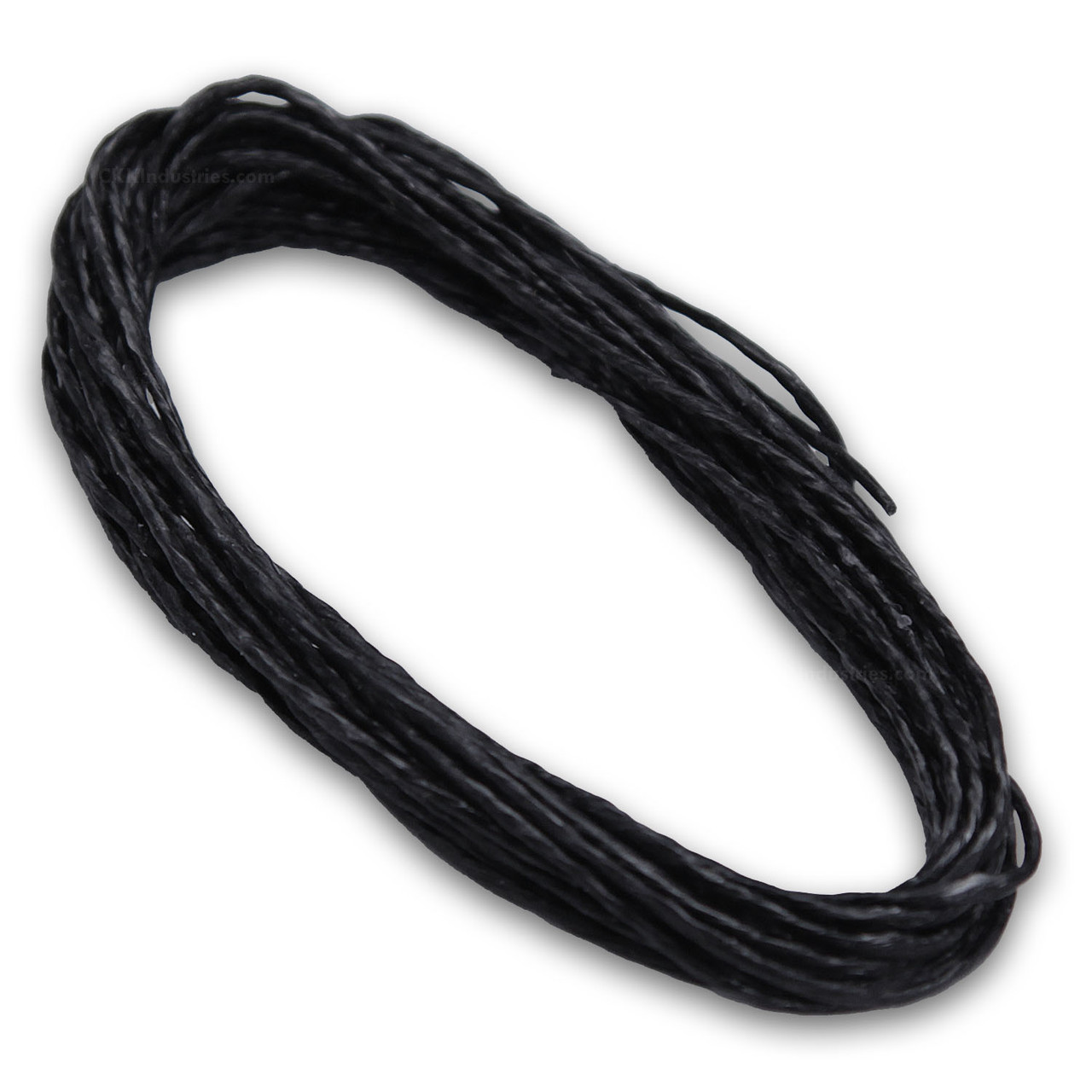 Waxed Thread for Leather Projects - (Black) - (0.050 inch x 10.0 feet)