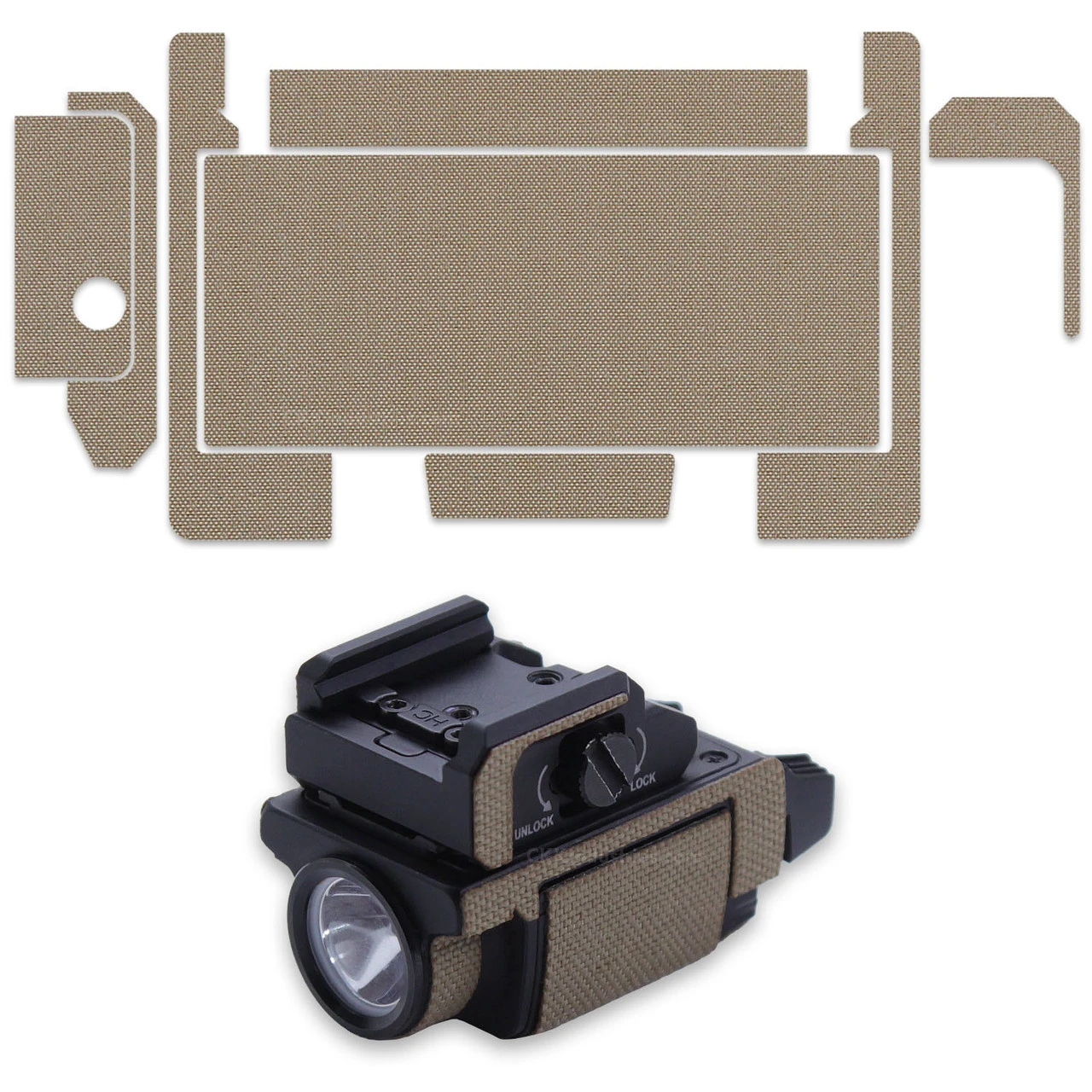 EDC Wrap® - Weapon Light Wrap Kit - Olight Valkyrie PL-Mini 3