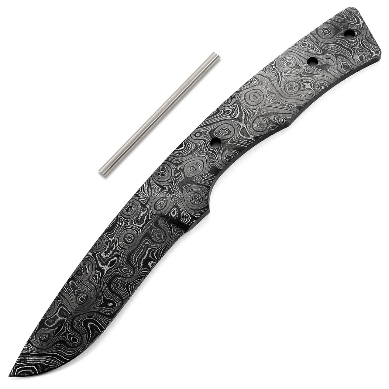 Rover (USA Damascus) - DIY Knife Kit - (w/Handle Combos)