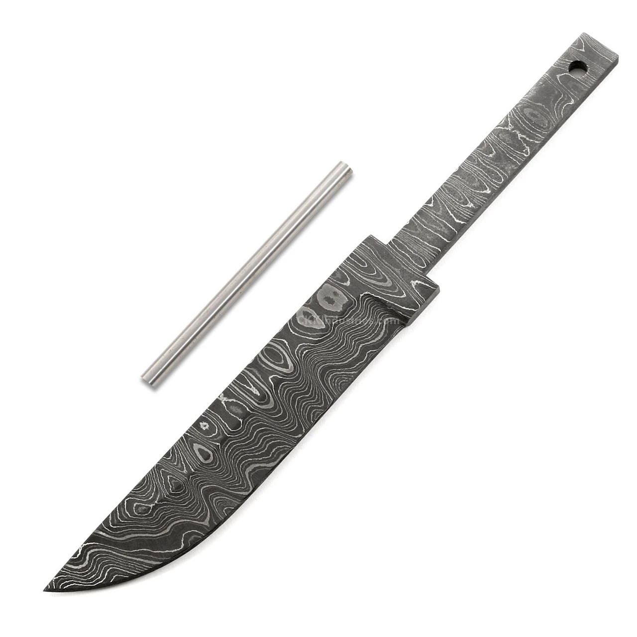 Coyote (USA Damascus) - DIY Knife Kit - (w/Handle Combos)