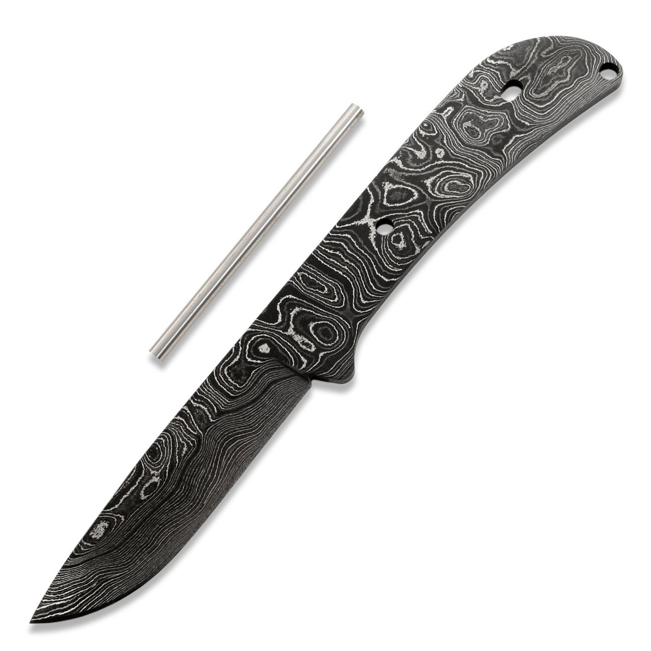 Renegade (USA Damascus) - DIY Knife Kit - (w/Handle Combos)