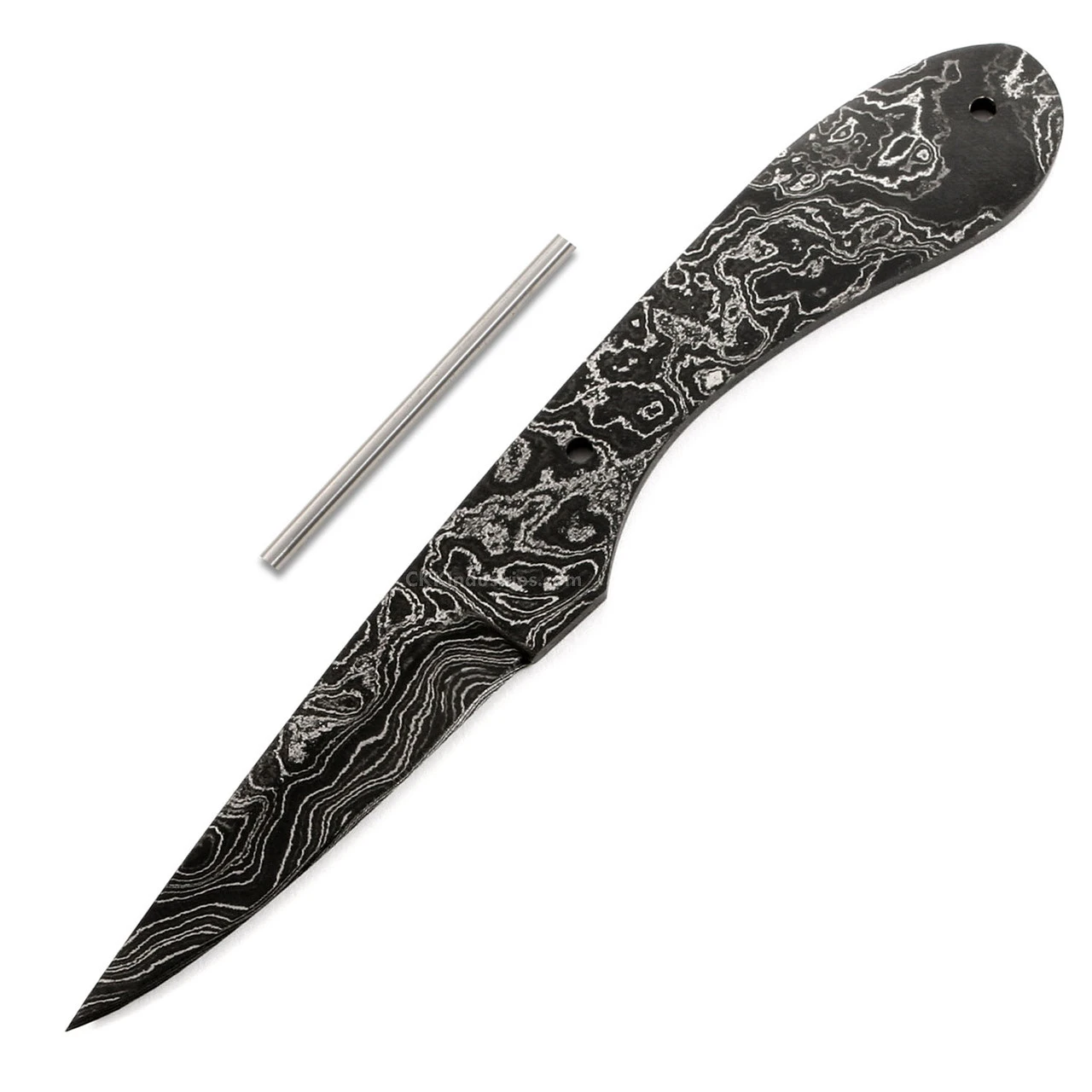 Tail Fin (USA Damascus) - DIY Knife Kit - (w/Handle Combos)