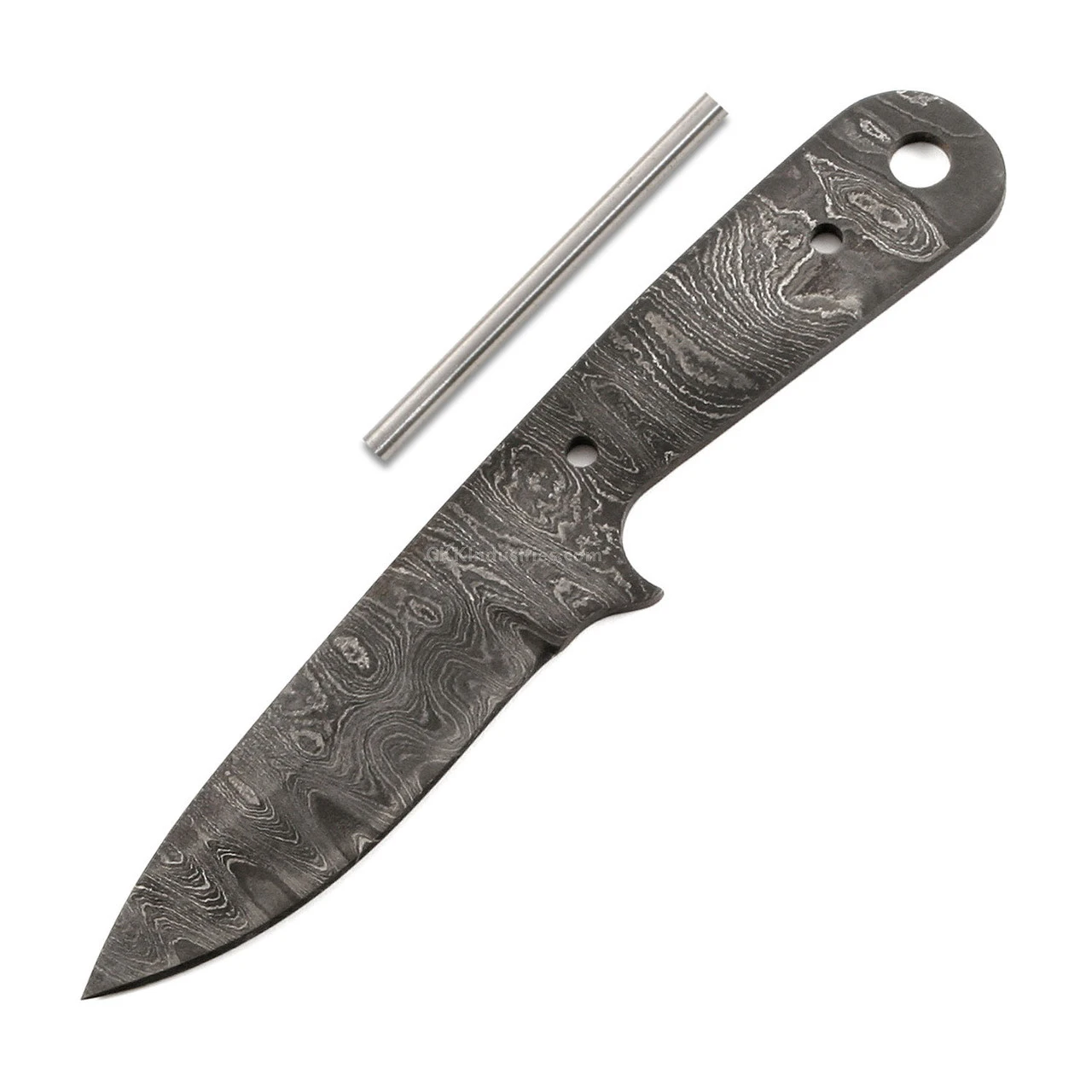 Boot Fang (USA Damascus) - DIY Knife Kit - (w/Handle Combos)