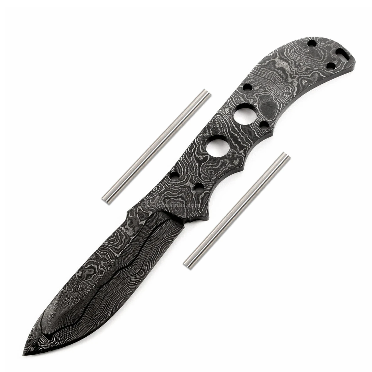 Mamba (USA Damascus) - DIY Knife Kit - (w/Handle Combos)