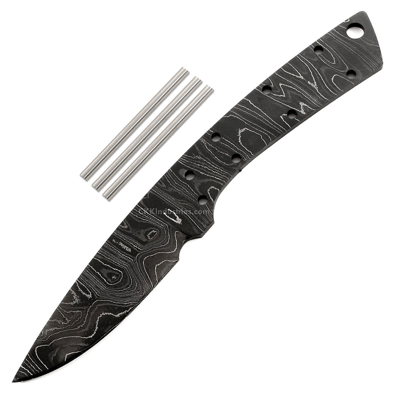 Sport Boot (USA Damascus) - DIY Knife Kit - (w/Handle Combos)