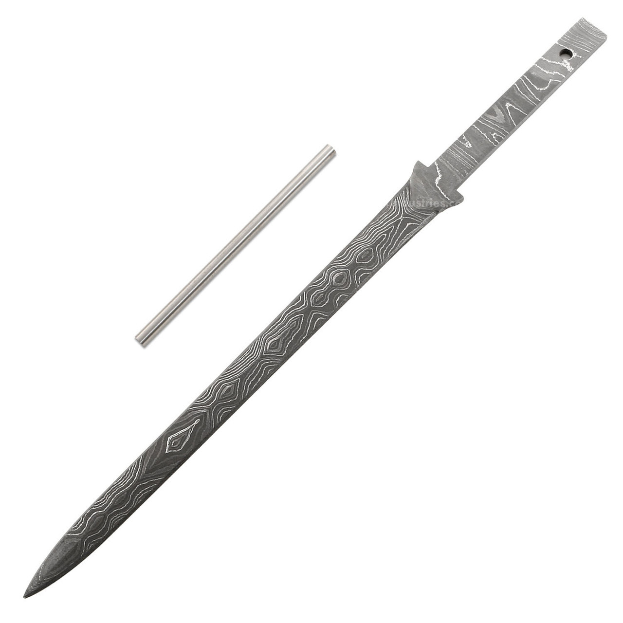 CEO Rapier (USA Damascus) - DIY Knife Kit - (w/Handle Combos)