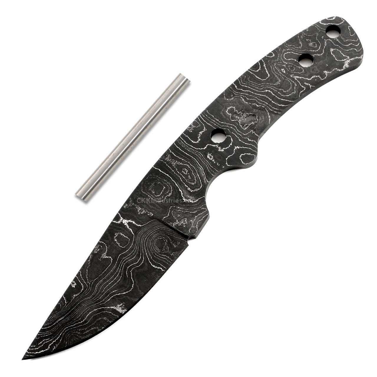 Traveler (USA Damascus) - DIY Knife Kit - (w/Handle Combos)