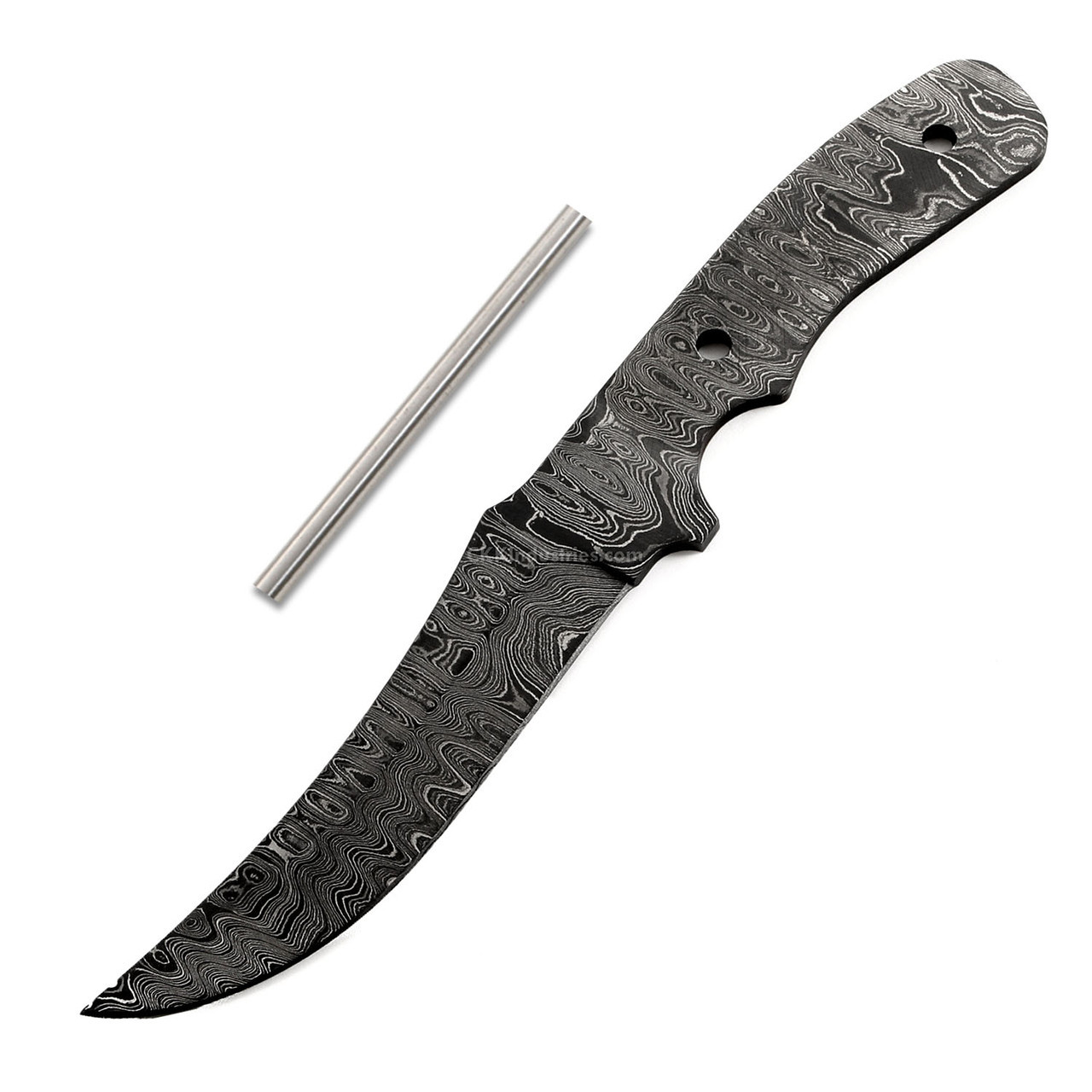 Persian Prince (USA Damascus) - DIY Knife Kit - (w/Handle Combos)