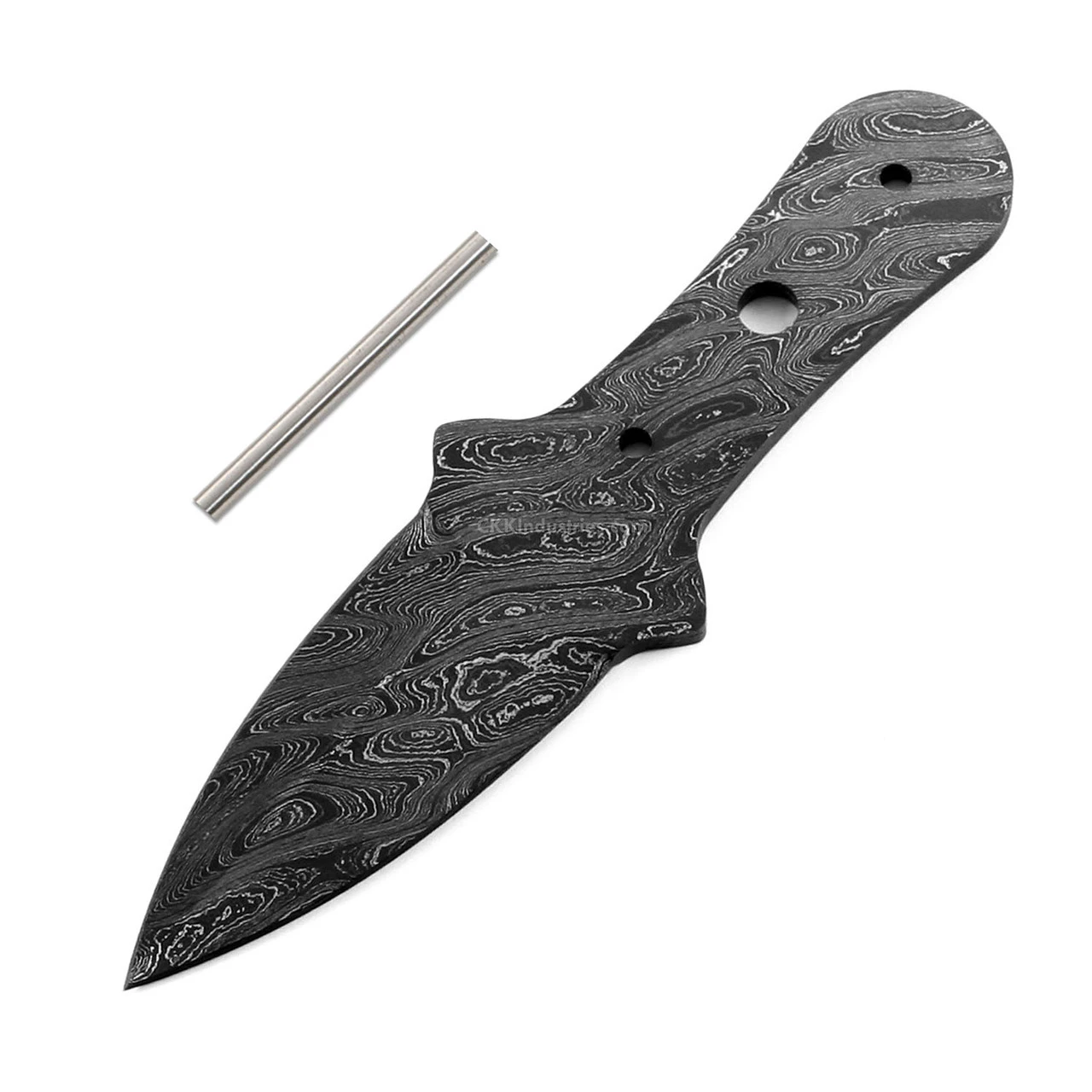 Pygmy Dagger (USA Damascus) - DIY Knife Kit - (w/Handle Combos)